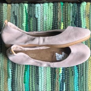 Toms Olivia Suede Ballet Flats